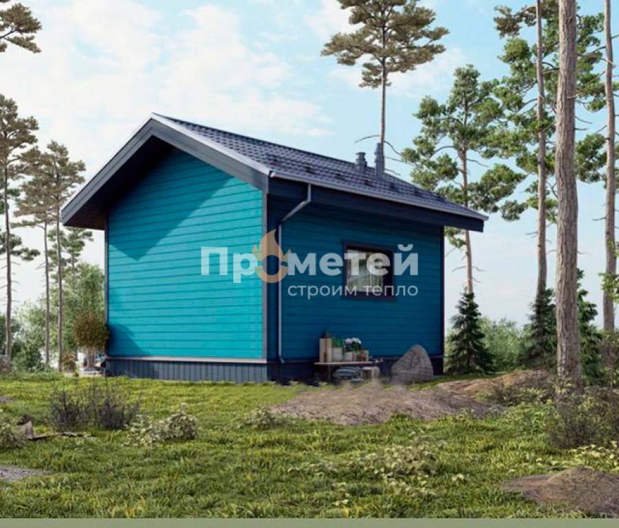 Каркасный дом 5x4 | 20м², 1 этажный