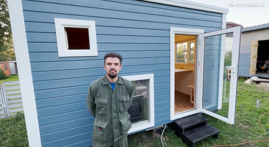 Отзыв владельца: Каркасная баня Дача 2.4x4 метра