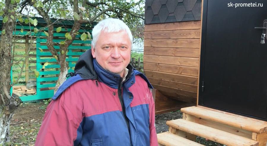 Отзыв владельца: Квадро баня бочка 5 метров с боковым входом