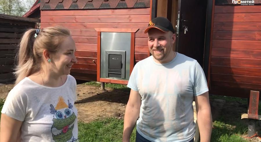 Отзыв владельца: Квадро баня бочка 4 метра с боковым входом