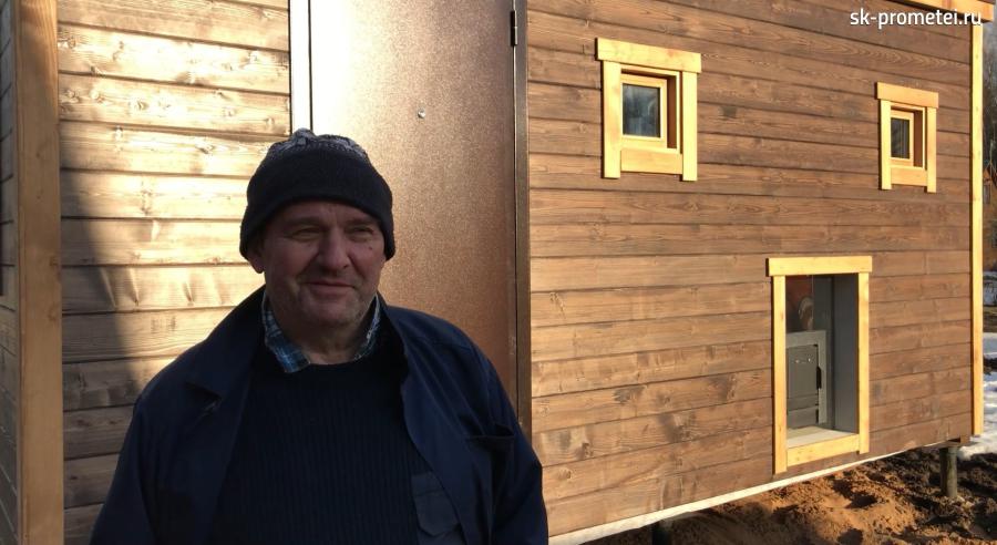 Отзыв владельца: Каркасная баня Сканди 2.4x5 метров