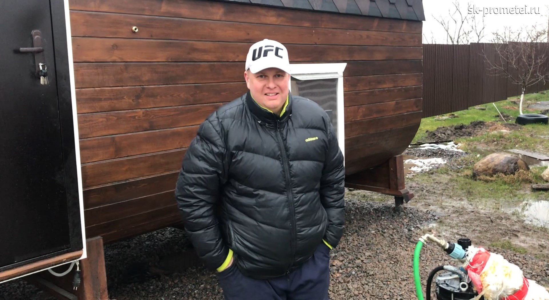 Отзыв владельца: Квадро баня бочка 6 метров с боковым входом