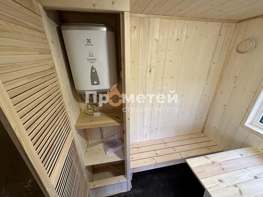 Каркасная баня Норд 2.5x6 метров