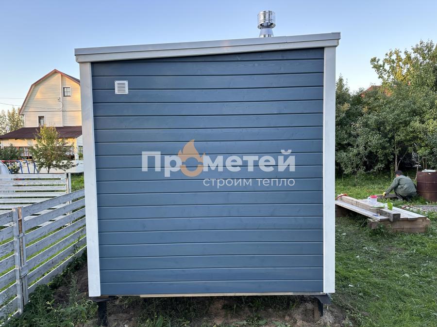 Каркасная баня Дача 2.4x4 метра