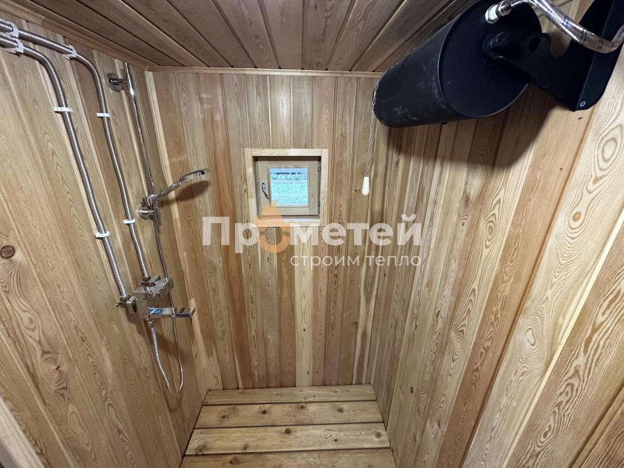 Каркасная баня Норд 2.5x6 метров