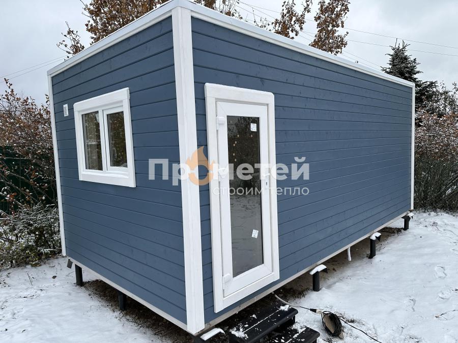 Реализованный проект Каркасная баня Норд 3x6 метров