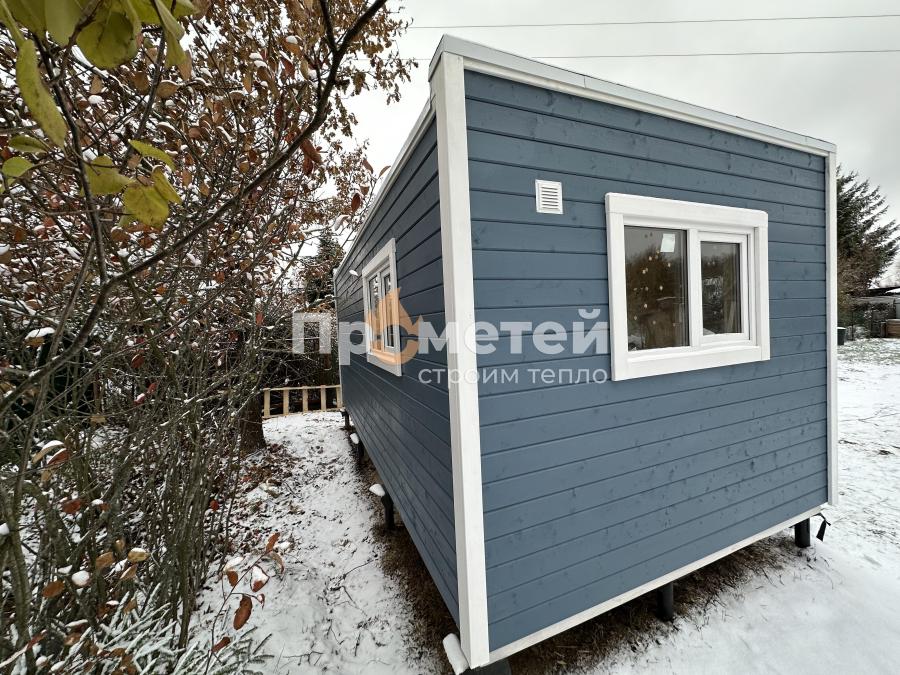 Каркасная баня Норд 3x6 метров