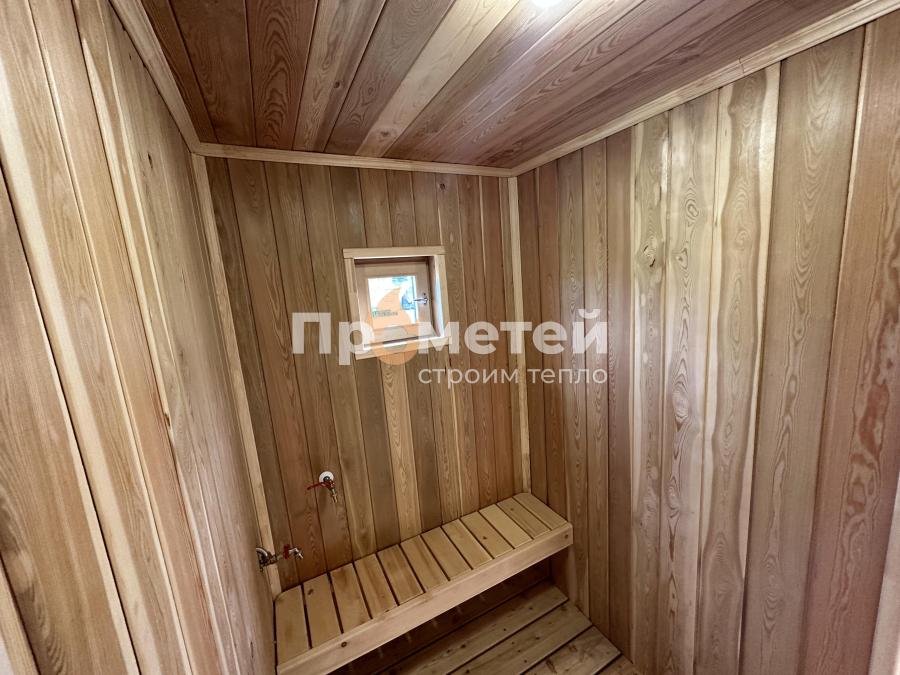 Каркасная баня Норд 2.5x6 метров