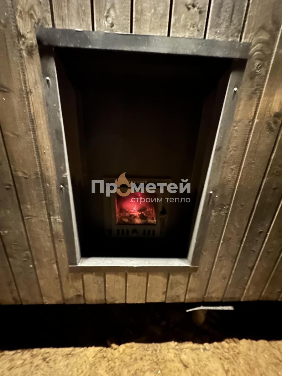 Модульный дом с сауной 3.2x9м