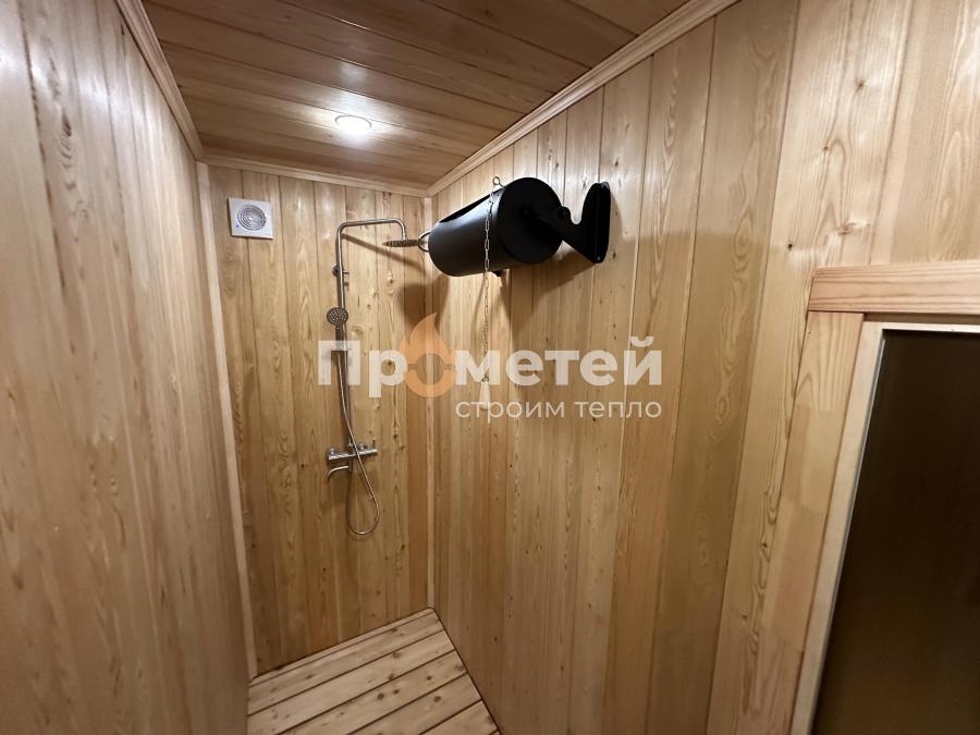 Модульный дом с сауной 3.2x9м