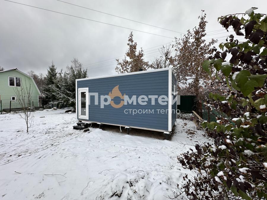 Каркасная баня Норд 3x6 метров