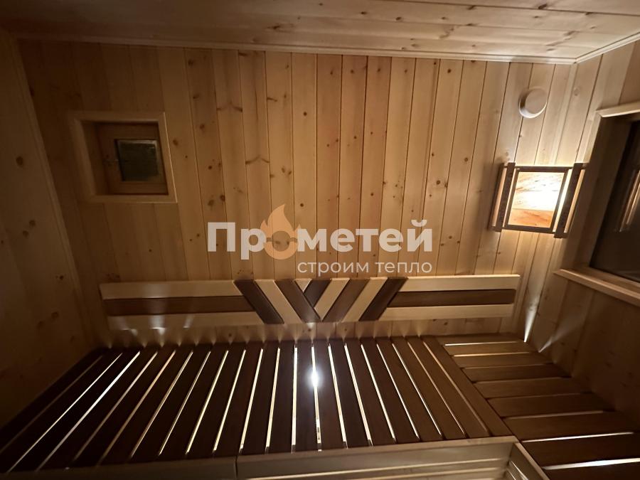 Модульный дом с сауной 3.2x9м