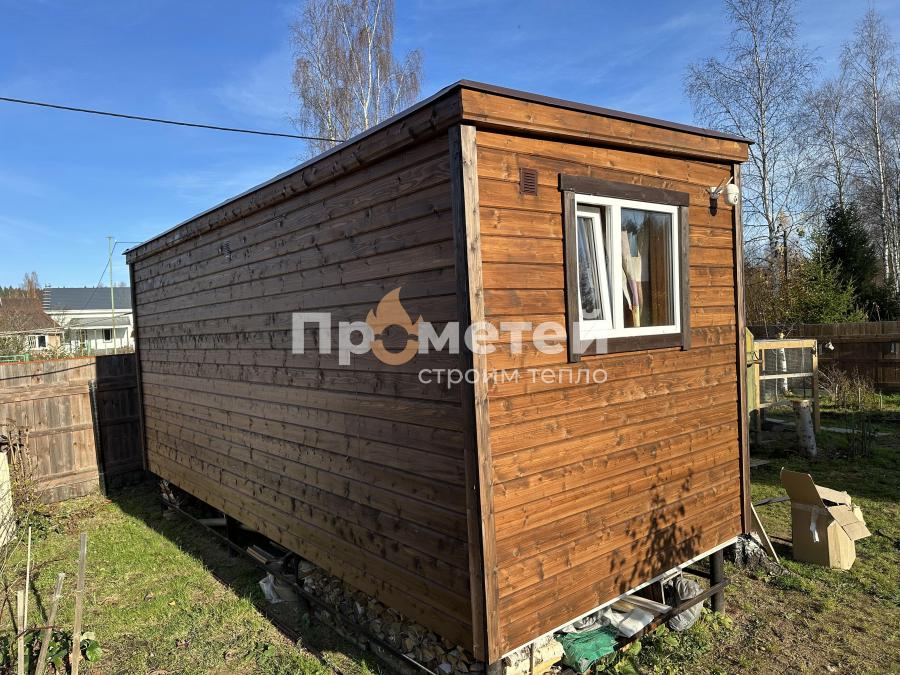 Каркасная баня Сканди 2.4x6 метров