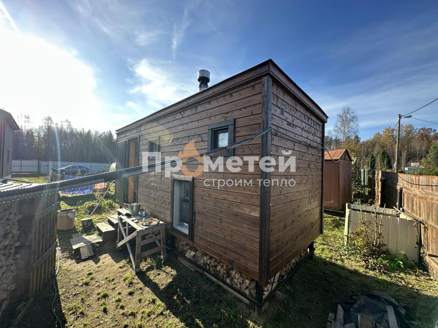 Каркасная баня Сканди 2.4x6 метров