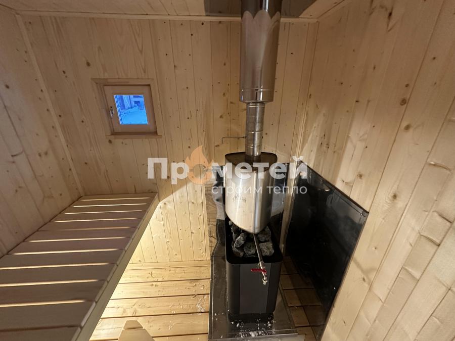 Каркасная баня Дача 2.4x4 метра