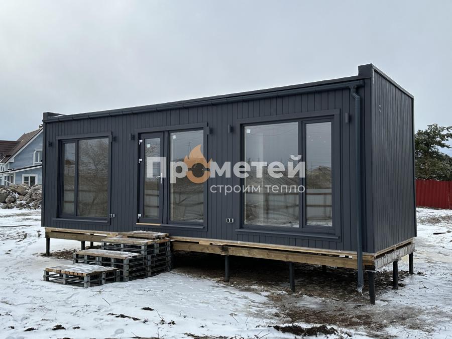 Модульный дом МД-49 т-образный