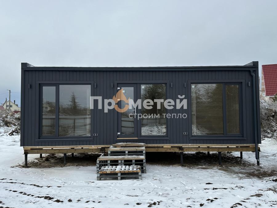 Модульный дом МД-49 т-образный