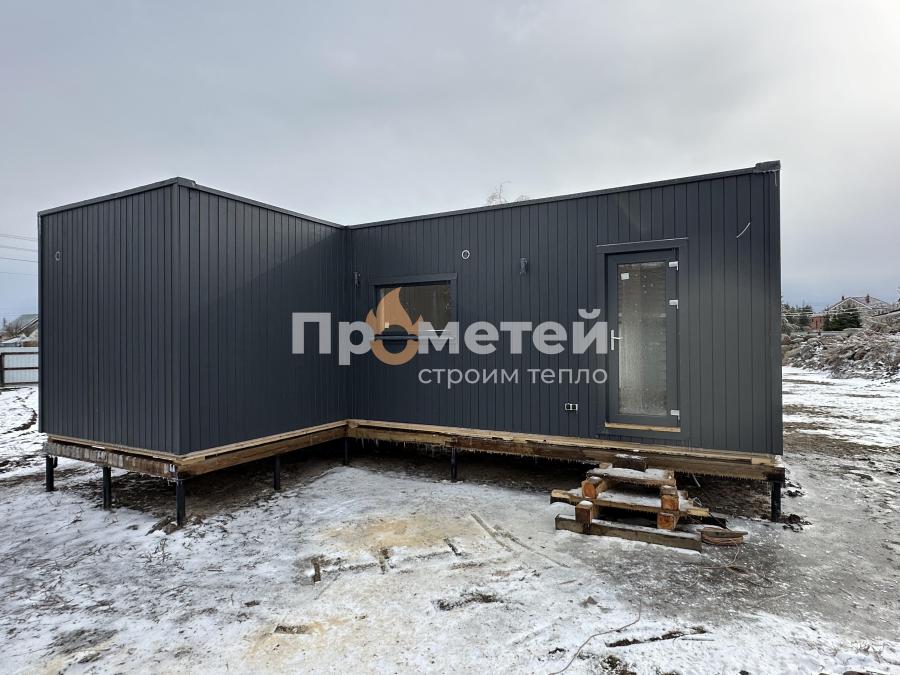 Модульный дом МД-49 т-образный