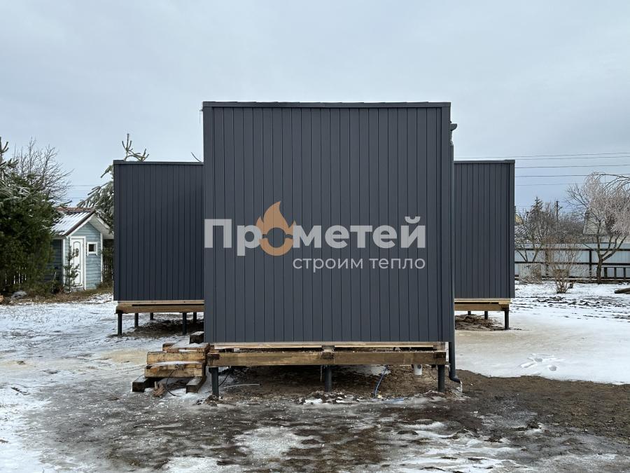 Модульный дом МД-49 т-образный