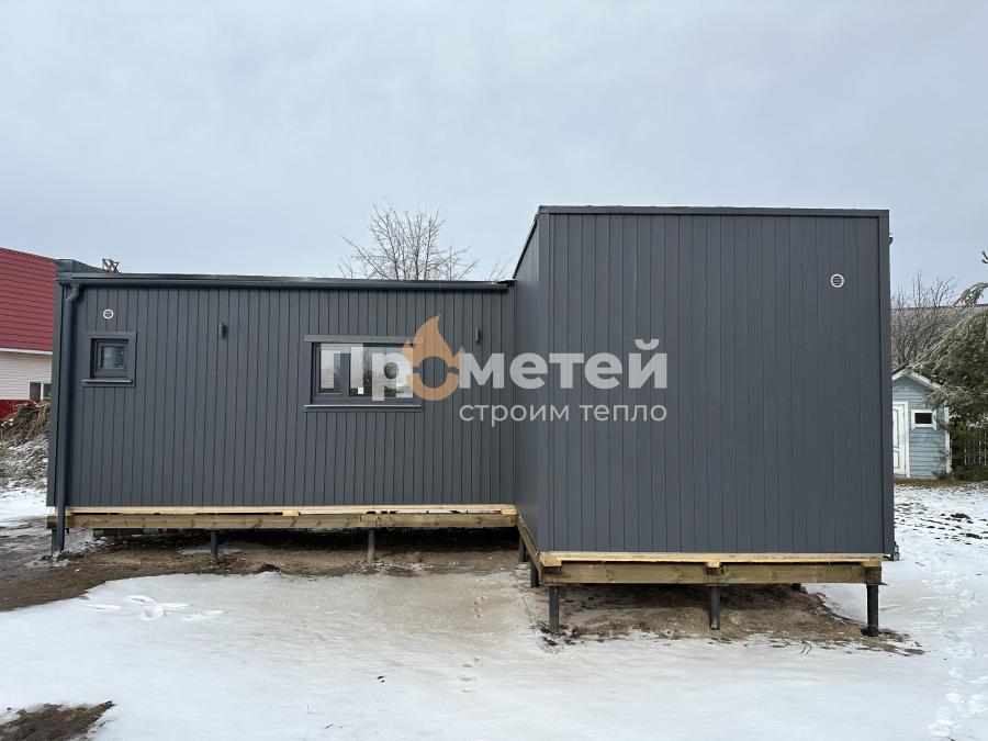 Модульный дом МД-49 т-образный