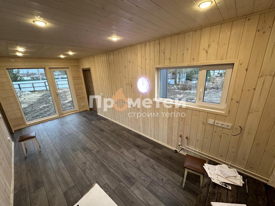 Модульный дом МД-49 т-образный