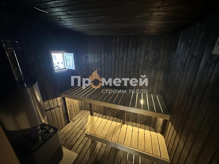 Каркасная баня Дача 2.4x4 метра