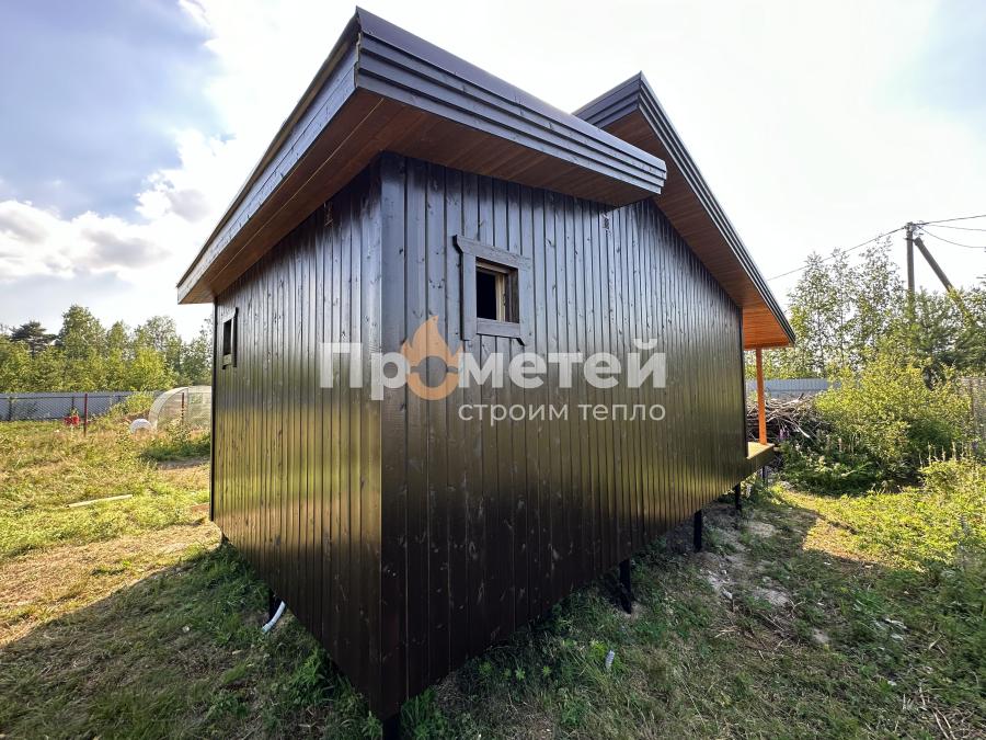 Каркасная баня 4x6.5 метров