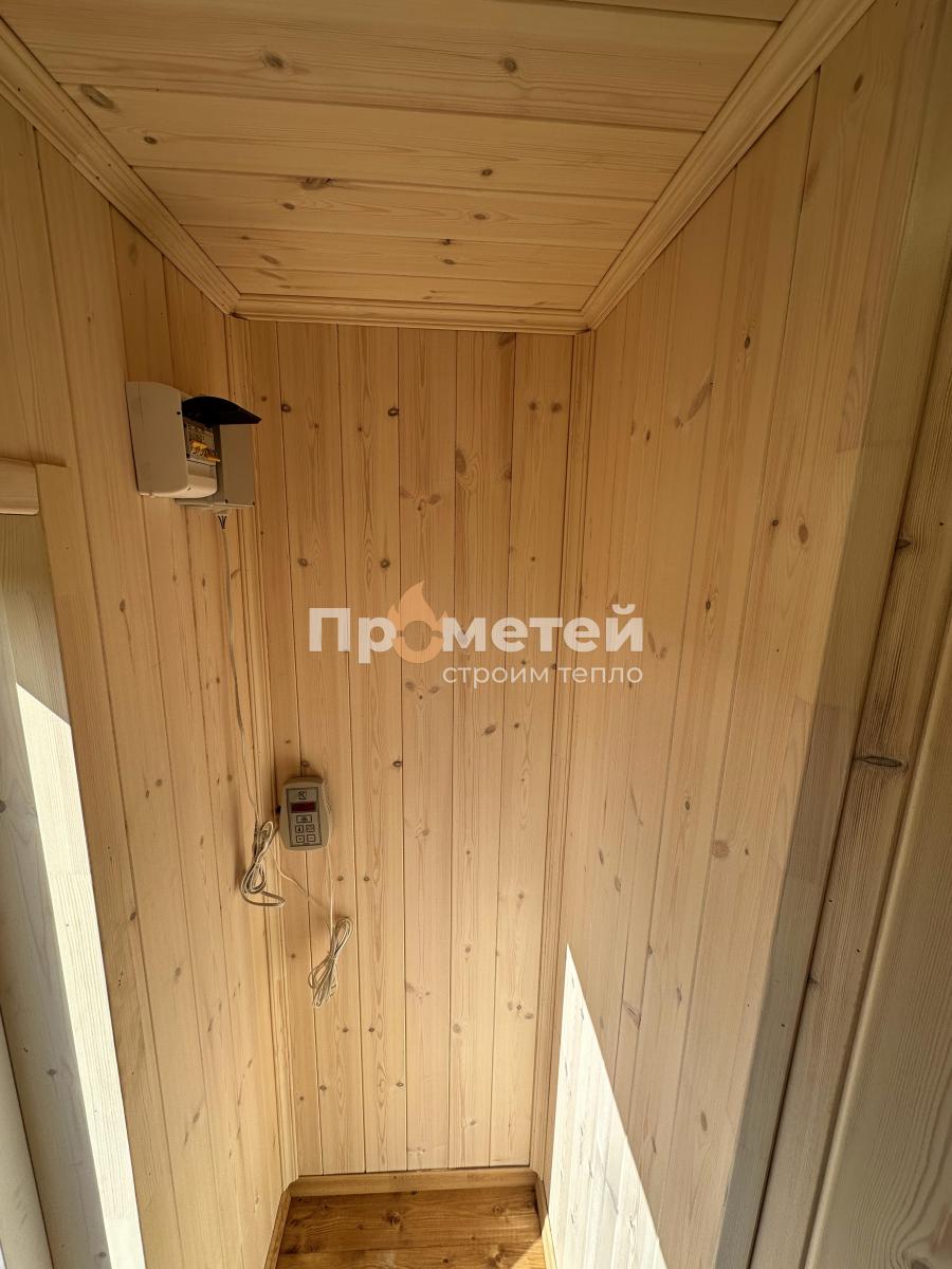 Каркасная баня Норд 2.5x6 метров