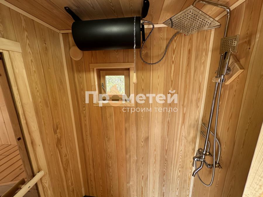 Каркасная баня Норд 2.5x6 метров