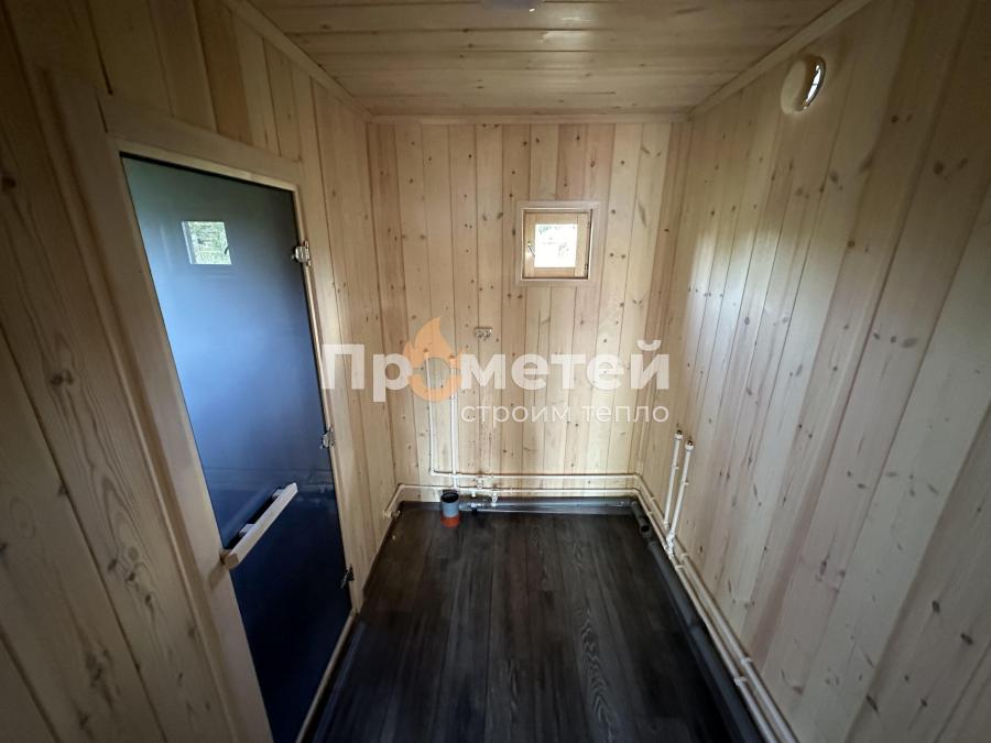 Каркасная баня 4x6.5 метров