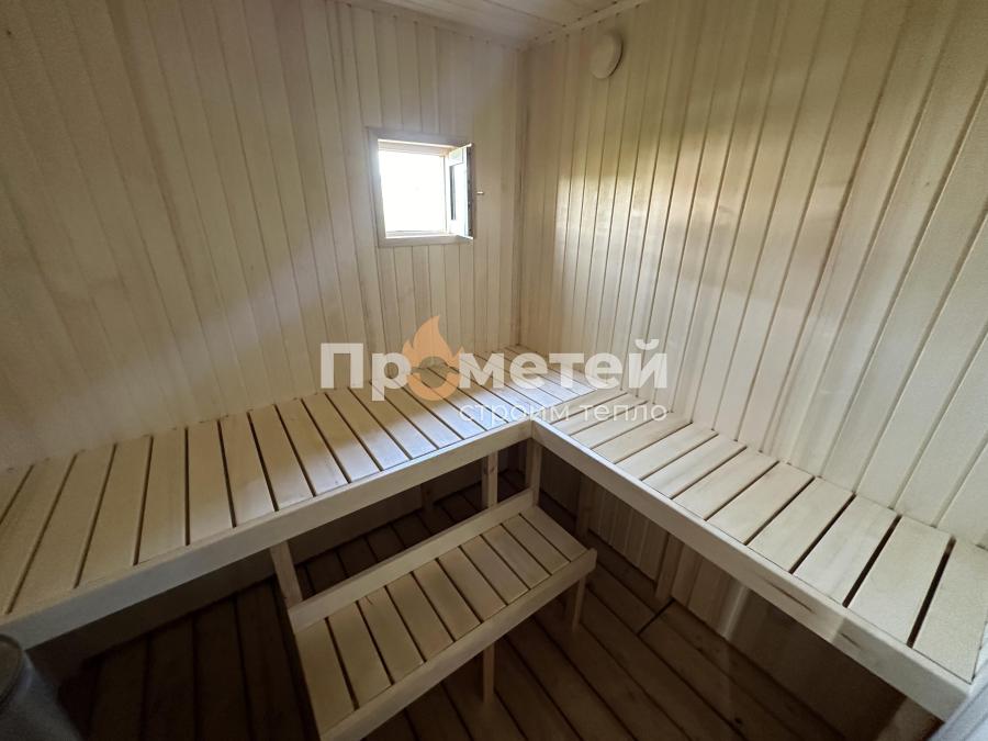 Каркасная баня 4x6.5 метров