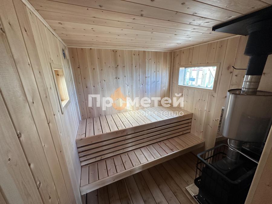Каркасная баня Норд 2.5x6 метров + каркас модуля