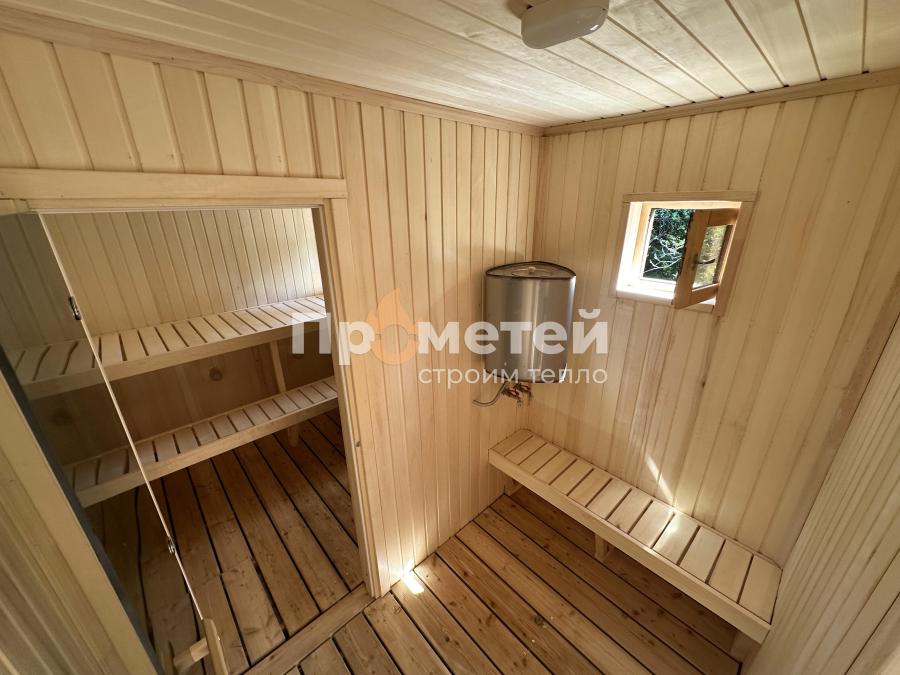 Каркасная баня Сканди 2.4x6 метров