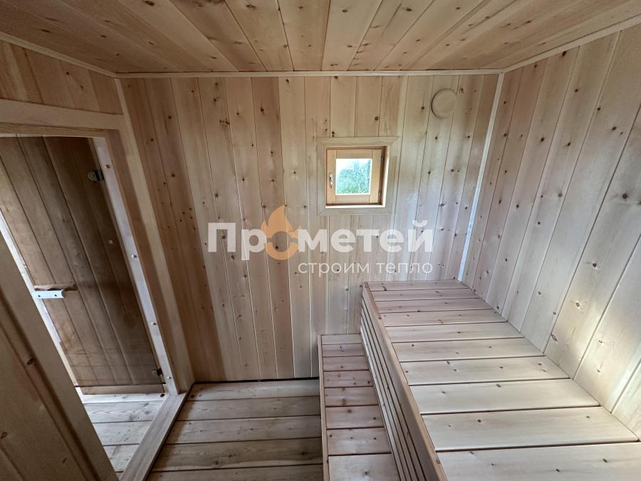 Каркасная баня Норд 2.5x6 метров + каркас модуля