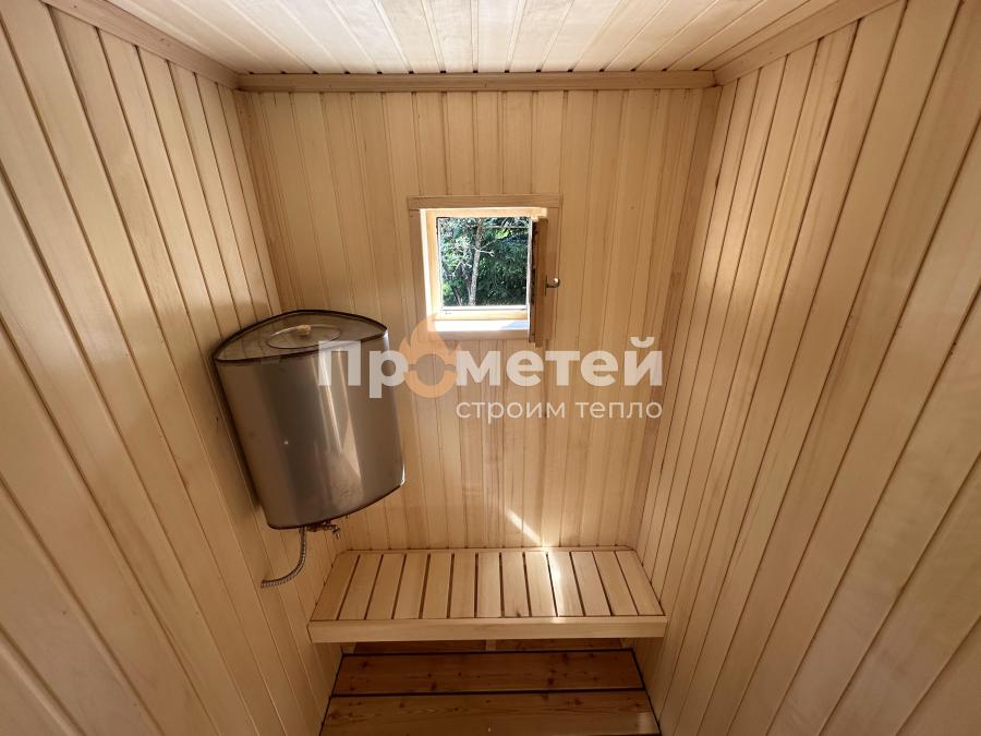 Каркасная баня Сканди 2.4x6 метров