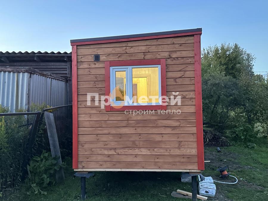 Каркасная баня Сканди 2.4x6 метров