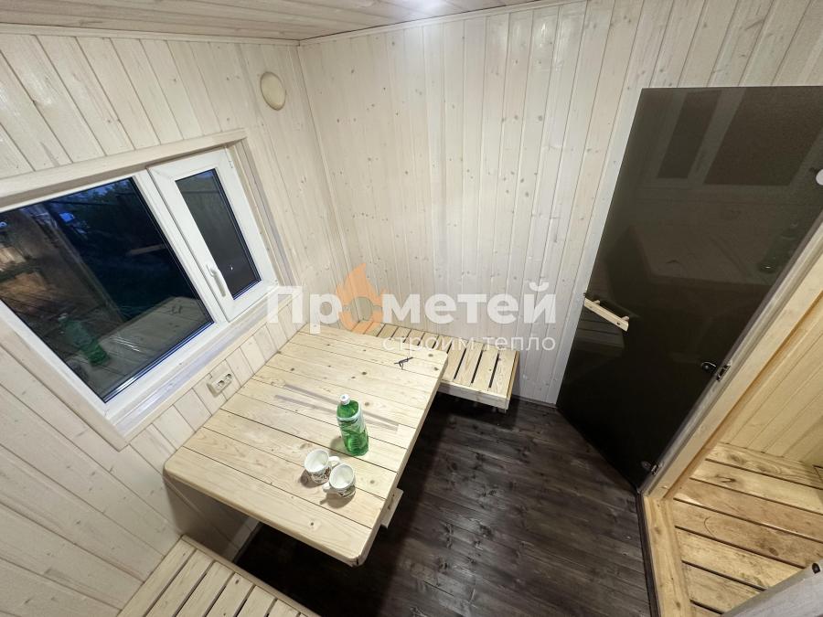 Каркасная баня Сканди 2.4x6 метров