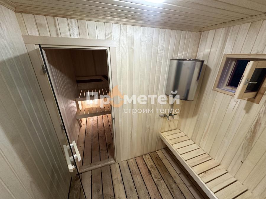 Каркасная баня Сканди 2.4x6 метров