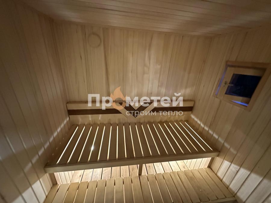 Каркасная баня Сканди 2.4x6 метров