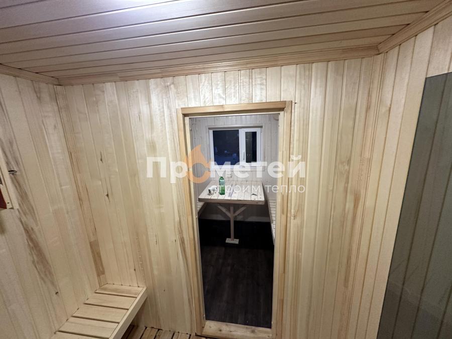 Каркасная баня Сканди 2.4x6 метров
