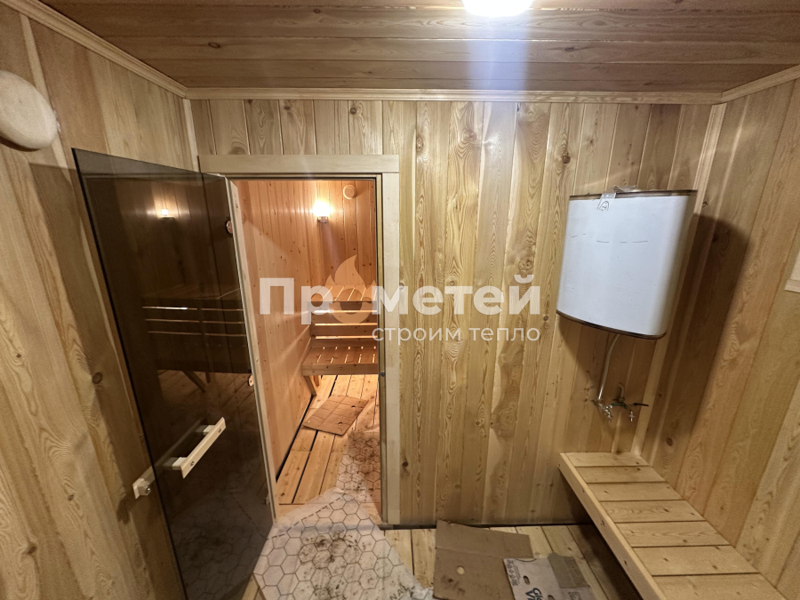 Каркасная баня Норд 2.5x7 метров