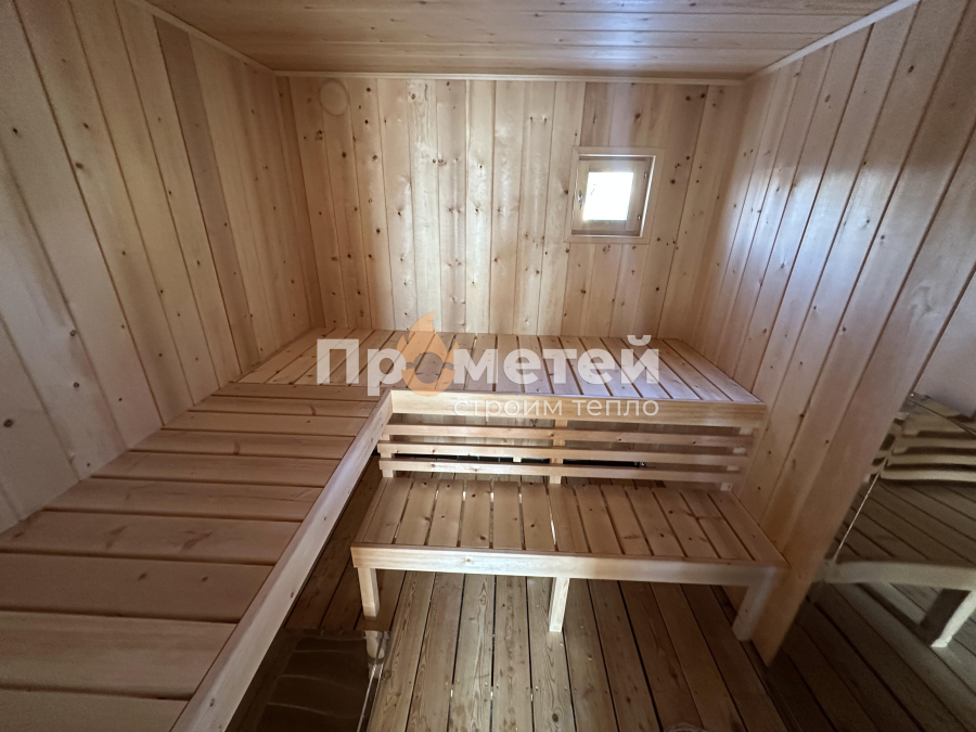 Каркасная баня Норд 2.5x6 метров