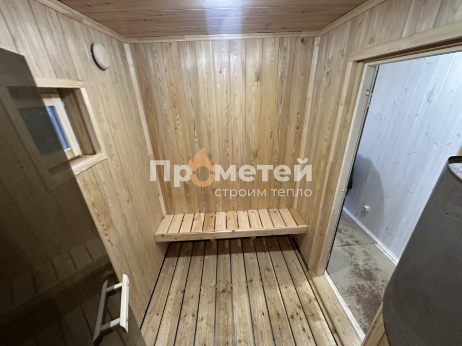 Каркасная баня Норд 3x6 метров