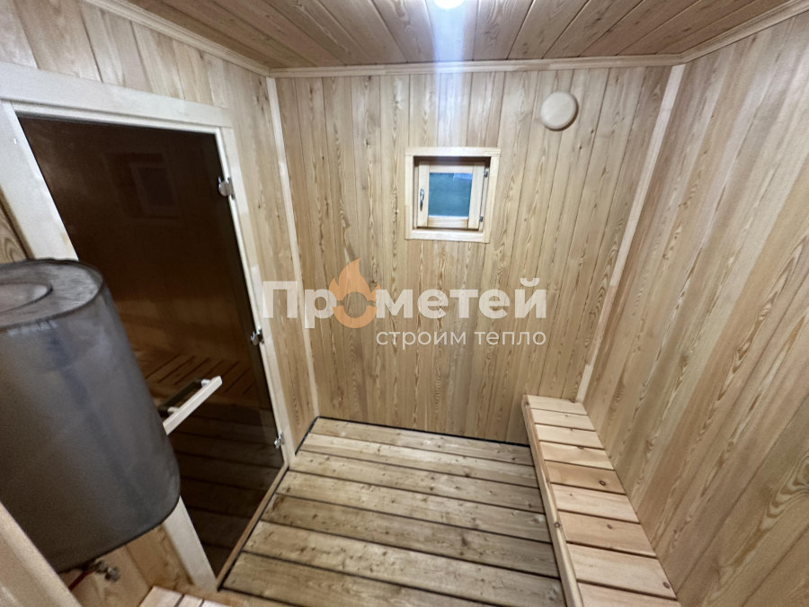 Каркасная баня Норд 3x6 метров