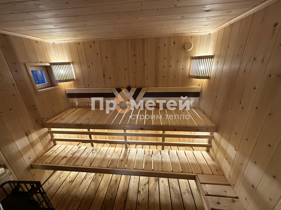 Каркасная баня Норд 3x6 метров