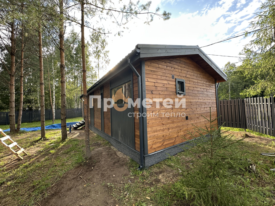 Каркасная баня 5x11 метров