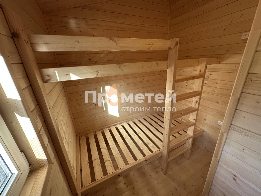 Каркасная баня 5x11 метров
